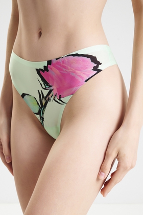 Женские бесшовные трусы-стринги one size Soft Stretch