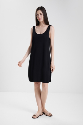 Женская домашняя черная сорочка