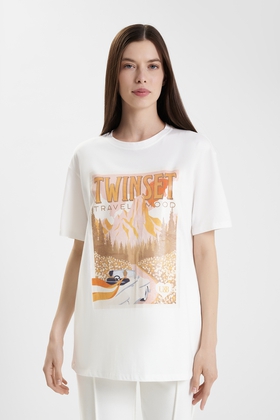 Женская хлопковая футболка