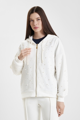 Женский ванильный жакет 