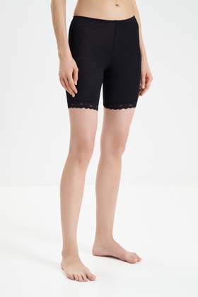 Женские шорты из шерсти и шелка