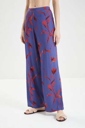  Женские широкие домашние брюки 