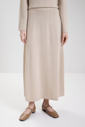 Юбка макси из шерсти