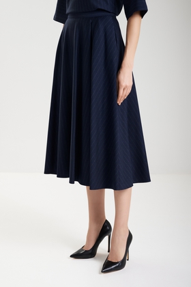  Юбка миди А-силуэта