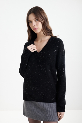 Джемпер с пайетками 