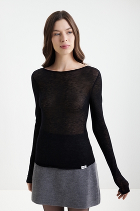 Женский джемпер из шерсти мериноса 