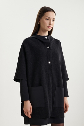  Женское полупальто из шерсти 