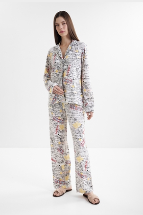 Женская пижама с брюками