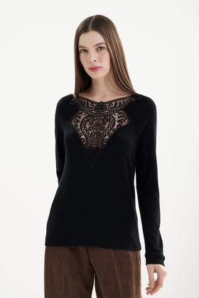 Блузка с длинным рукавом