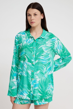 Женская пляжная блузка
