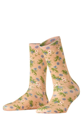 Носки женские бежевые Floral Romance