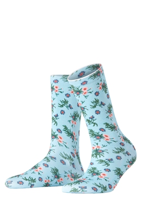 Носки женские голубые Floral Romance