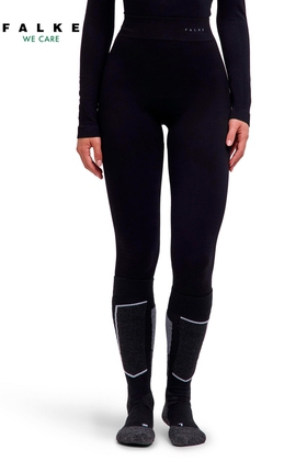 Женские чёрные тайтсы 3/4