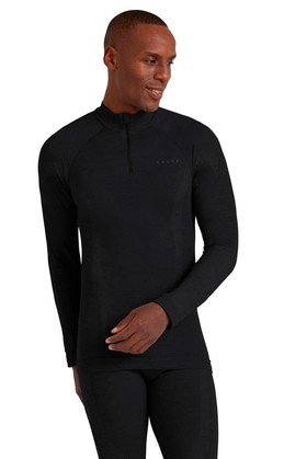 Мужской черный термо-лонгслив