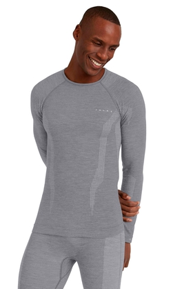 Мужской серый термо-лонгслив