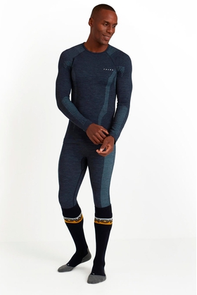 Мужской синий термо-лонгслив