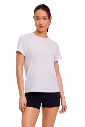 Женская белая спортивная футболка