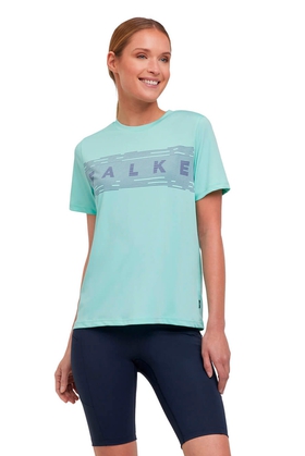 Женская бирюзовая футболка