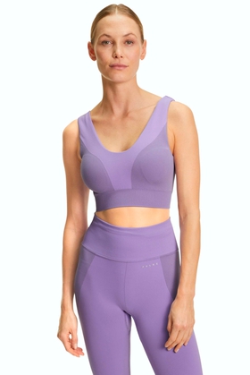 Женский спортивный сиреневый топ