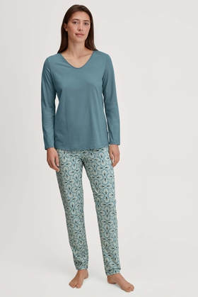 Женская хлопковая пижама с брюками