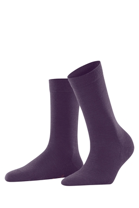 Носки женские фиолетовые Softmerino