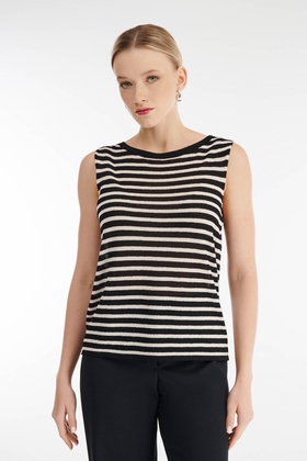 Женский топ в полоску
