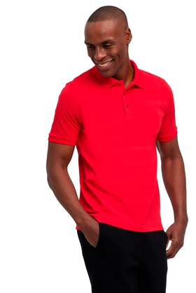 Мужское красное поло