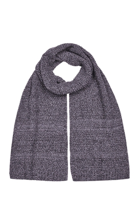 Серый шерстяной шарф