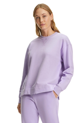 Джемпер женский фиолетовый из хлопка