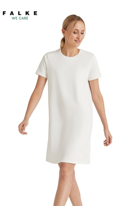 Короткое белое платье из хлопка