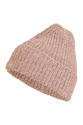 Коричневая шерстяная шапка