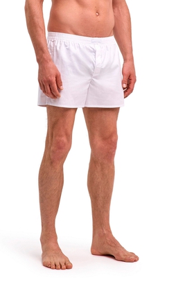 Мужские белые трусы-шорты