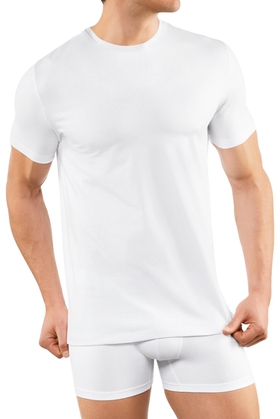 Комплект футболок мужских белых из хлопка 2 шт.