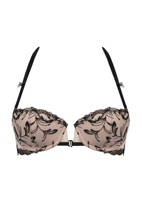 Бюстгальтер-балконет с плотной чашкой