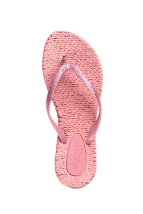 Женские розовые сланцы