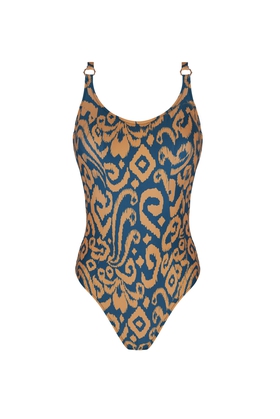  Слитный купальник с мягкими чашками 