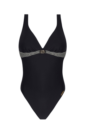  Слитный купальник с мягкими чашками 