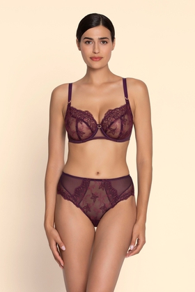  Бюстгальтер на косточках с кружевом 