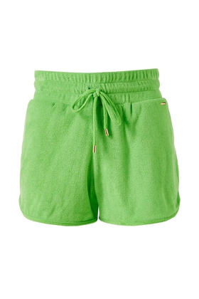 Пляжные женские зеленые шорты