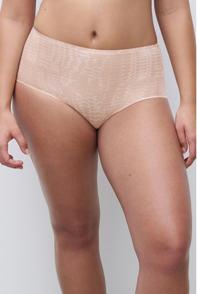  Женские бесшовные высокие трусы-слипы one size Soft Stretch 