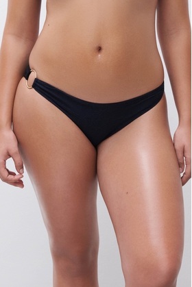 Женские черные плавки-бикини