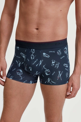  Мужские трусы-боксеры с принтом 