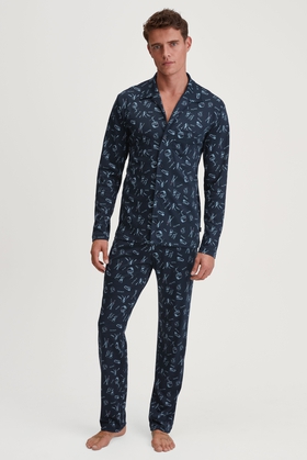  Мужская пижама с брюками из хлопка 