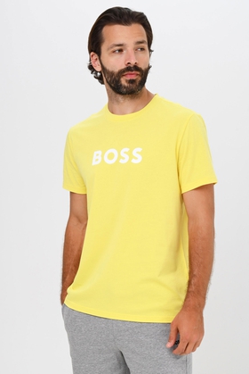 Мужская хлопковая футболка с фирменным логотипом