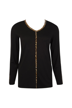  Женский домашний лонгслив 