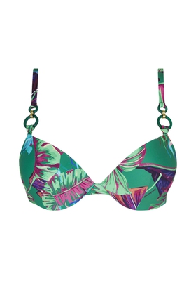 Купальный лиф с плотными чашками пуш-ап