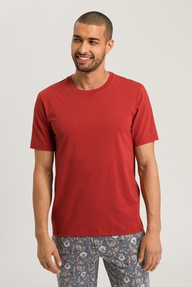 Мужская домашняя красная хлопковая футболка