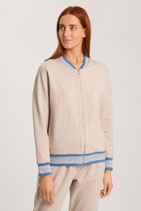 Женская толстовка на молнии из хлопка