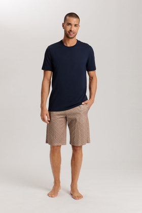 Мужская хлопковая пижама с шортами