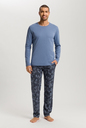  Мужская пижама с брюками из хлопка 